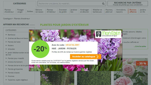 Landing-page plantes de haie, du jardin et du potager