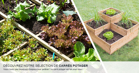 Écran de carrousel : Découvrez notre sélection de carrés potager